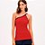 Blusa Canelada Lança Perfume Ombro Pr26 Vermelho Feminino - Imagem 1