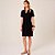 Vestido Dudalina Polo Sofia Pr26 Preto Feminino - Imagem 1