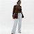 Calça Jeans Lança Perfume Wide Leg Sh Ve26 Azul Feminino - Imagem 3