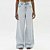 Calça Jeans Lança Perfume Wide Leg Sh Ve26 Azul Feminino - Imagem 1
