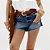 Short Jeans Lança Perfume Comfort S High Ve26 Azul Feminino - Imagem 1