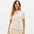 Camiseta Easy Lança Perfume New Baby Look Ve26 Bege Feminino - Imagem 1