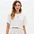 Camiseta Easy Lança Perfume Cropped Ve26 Off White Feminino - Imagem 1