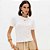 Camiseta Lança Perfume Baby Look Ve26 Off White Feminino - Imagem 1