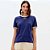 Camiseta Lança Perfume Manga Curta Ve26 Azul Feminino - Imagem 1
