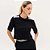 Camiseta Easy Lança Perfume Curta Ve26 Preto Feminino - Imagem 1