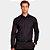 Camisa Aramis Slim Tricoline Stretch Pr26 Preto Masculino - Imagem 1