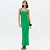 Vestido Super Midi Lança Perfume Canelad Ve26 Verde Feminino - Imagem 1
