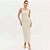 Vestido Super Midi Easy Lança Perfume Alc Ve26 Bege Feminino - Imagem 1
