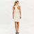 Vestido Curto Easy Lança Perfume Elástico Ve26 Bege Feminino - Imagem 2