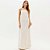 Vestido Super Midi Lança Perfume Ret Ve26 Off White Feminino - Imagem 1