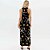 Vestido Super Midi Lança Perfume Canelad Ve26 Preto Feminino - Imagem 2