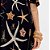 Vestido Curto Lança Perfume Estampado Ve26 Preto Feminino - Imagem 3