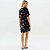 Vestido Curto Lança Perfume Estampado Ve26 Preto Feminino - Imagem 2