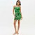 Vestido Curto Lança Perfume Canelado Ve26 Verde Feminino - Imagem 3