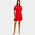 Vestido Curto Easy Lança Perfume Slve Ve26 Vermelho Feminino - Imagem 3