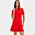 Vestido Curto Easy Lança Perfume Slve Ve26 Vermelho Feminino - Imagem 1