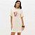 Vestido Curto Lança Perfume Oversize Ve26 Off White Feminino - Imagem 1
