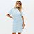 Vestido Curto Lança Perfume Listrado Ve26 Off White Feminino - Imagem 1