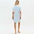 Vestido Curto Lança Perfume Listrado Ve26 Off White Feminino - Imagem 2