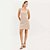 Vestido Curto Easy Lança Perfume Jacqd Ve26 Dourado Feminino - Imagem 3
