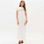 Vestido Super Midi Lança Perfume Slv Ve26 Off White Feminino - Imagem 1