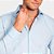 Camisa Aramis Slim Tricoline Stretch Pr26 Azul Masculino - Imagem 3