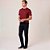 Camiseta Dudalina Essentials Color Pr26 Bordô Masculino - Imagem 4