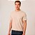 Camiseta Dudalina Essentials Color Pr26 Bege Claro Masculino - Imagem 1