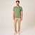 Camiseta Dudalina Essentials Color Pr26 Verde Masculino - Imagem 3