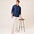 Camisa Jeans Dudalina Slim Pr26 Azul Escuro Masculino - Imagem 5