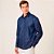 Camisa Jeans Dudalina Slim Pr26 Azul Escuro Masculino - Imagem 1