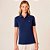 Camisa Polo Dudalina Isis Pr26 Azul Feminino - Imagem 1
