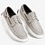 Sapatênis Couro Ferracini Búzios 8961-652B Cinza Masculino - Imagem 2