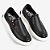 Sapatênis Couro Ferracini Búzios 8960-652A Preto Masculino - Imagem 2