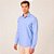 Camisa Slim Dudalina Trico Lisa Ve26 Azul Masculino - Imagem 1