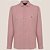 Camisa Dudalina Comfort Listrada Ve26 Vermelho Masculino - Imagem 1