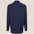Camisa Dudalina Comfort Oxford Xadrez Ve26 Marinho Masculino - Imagem 2