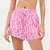 Short Easy Lança Perfume Descolado Ve26 Rosa Feminino - Imagem 1