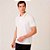 Camisa Polo Dudalina Jacquard Friso Ve26 Off White Masculino - Imagem 3