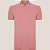 Camisa Polo Dudalina Piquet Jacquard Ve26 Rosa Masculino - Imagem 1
