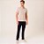 Camisa Polo Dudalina Jacquard Diagonal Ve26 Bege Masculino - Imagem 4