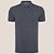 Camisa Polo Dudalina Mescla Jacquard Ve26 Azul Masculino - Imagem 1