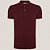 Camisa Polo Dudalina Piquet Mescla Ve26 Bordô Masculino - Imagem 1