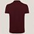 Camisa Polo Dudalina Piquet Mescla Ve26 Bordô Masculino - Imagem 2