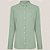 Camisa Slim Dudalina Tricoline Stretch Ve26 Verde Feminino - Imagem 1