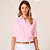 Camisa Dudalina Regular Linho Ve26 Rosa Feminino - Imagem 4
