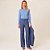 Camisa Slim Dudalina Tech Lisa Ve26 Azul Feminino - Imagem 5