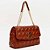 Bolsa Shoulder Lança Perfume Chain Ve26 Marrom Feminino - Imagem 3