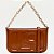 Bolsa Crossbody Lança Perfume Frontal Ve26 Marrom Feminino - Imagem 3
